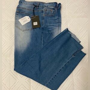 2X-3X Crystal Hi-Low Hem Jeans👖